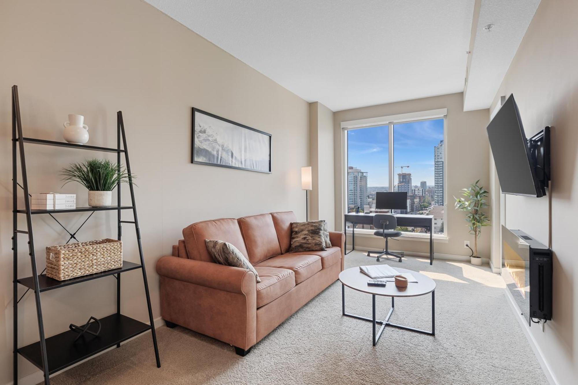 Heart Of Downtown Calgary Spacious Luxury Condo With Stunning Views And Premium Amenities Exterior photo